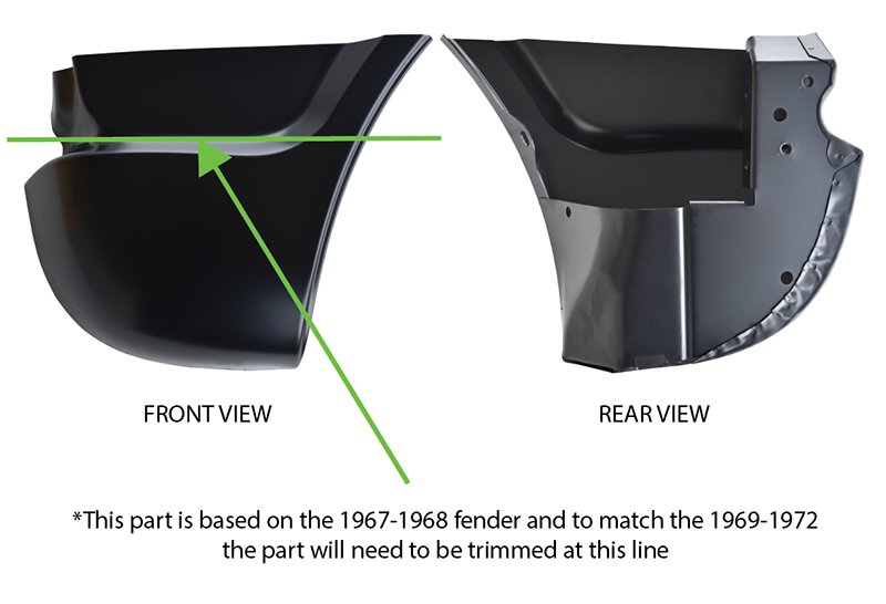 1967-72 C/10 Fender Patch Panel Lower Front Section of Fender LH