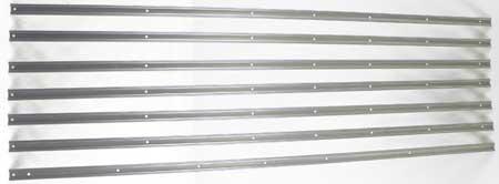 1960-66 C/10 Bed Strip Kit, Shortbed, Stepside, 77-1/8", 7 pcs. (Zinc). Kit.