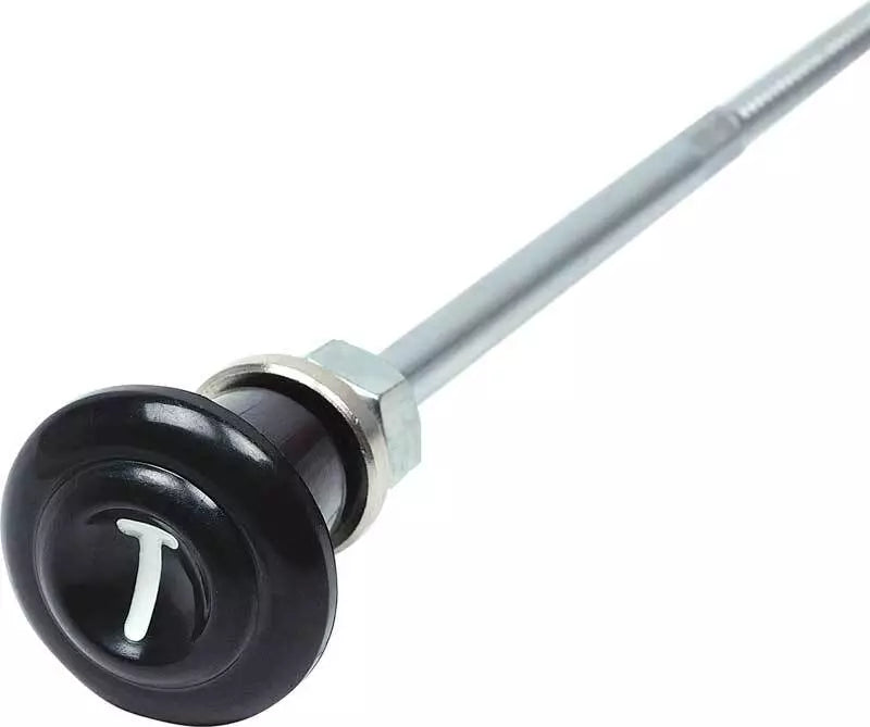 1955-59 Chevrolet / GMC Truck Throttle Cable & Knob, Black Knob (Replaces GM# 1992654) Each.