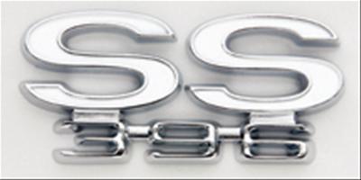 1969 CHEVROLET CHEVELLE REAR PANEL "SS 396" EMBLEM W/FASTENERS