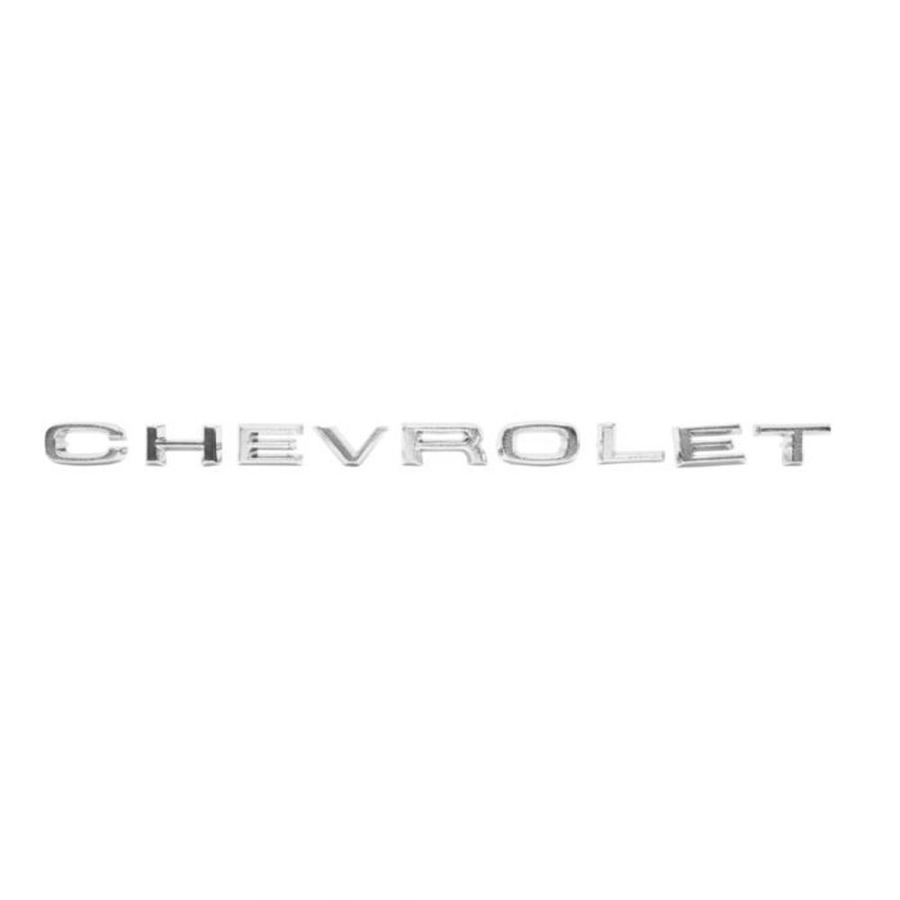 1967-68 Chevrolet Truck "C H E V R O L E T" Hood Letter Set, GM Restoration Parts (Replaces GM# 3900990) Set.
