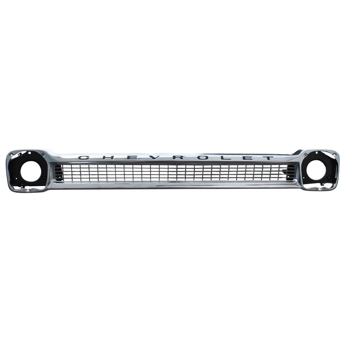 1964-1966 Chevrolet Truck Grill With light bucket, grill brace, and black lettering