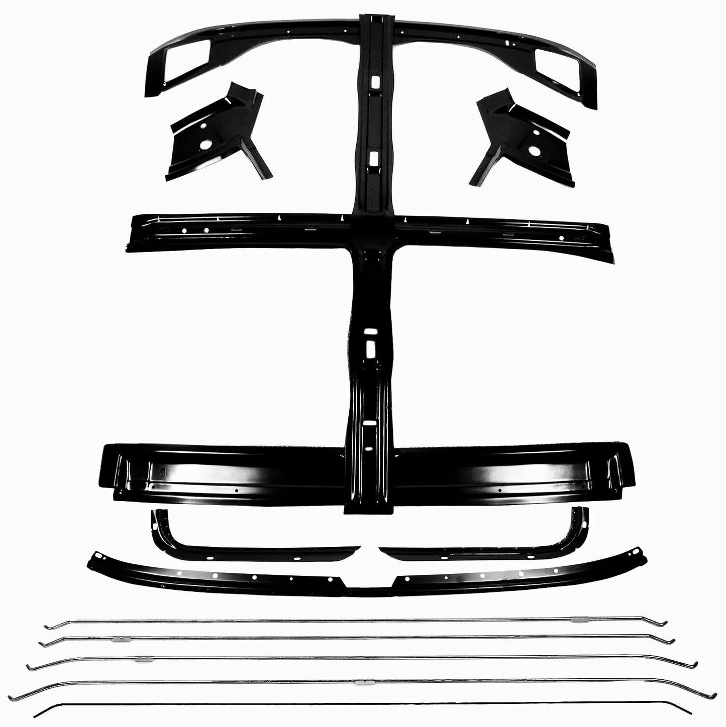 Chevy Camaro Roof Brace Kit 14 Piece Set 1969