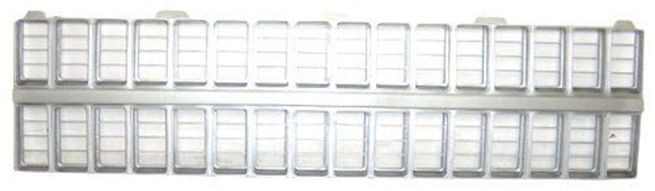 1981-82 Chevrolet Truck Inner Grill, Chrome With Silver Inserts, Without Emblem Provisions, Each.