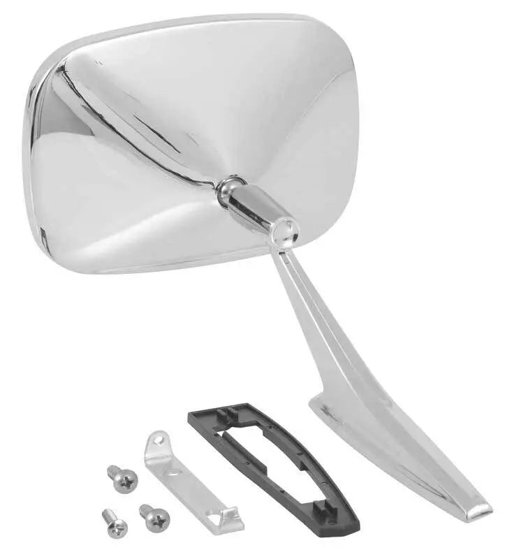 1967-72 C/10 (Replacement) Exterior Rear View Mirror, Chrome -Fits LH