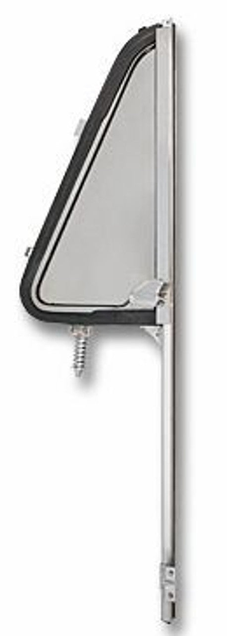 1964-66 Chevrolet / GMC Truck Vent Window Assembly, R/H, Clear Glass, with Chrome Vent Window Frame. Each.