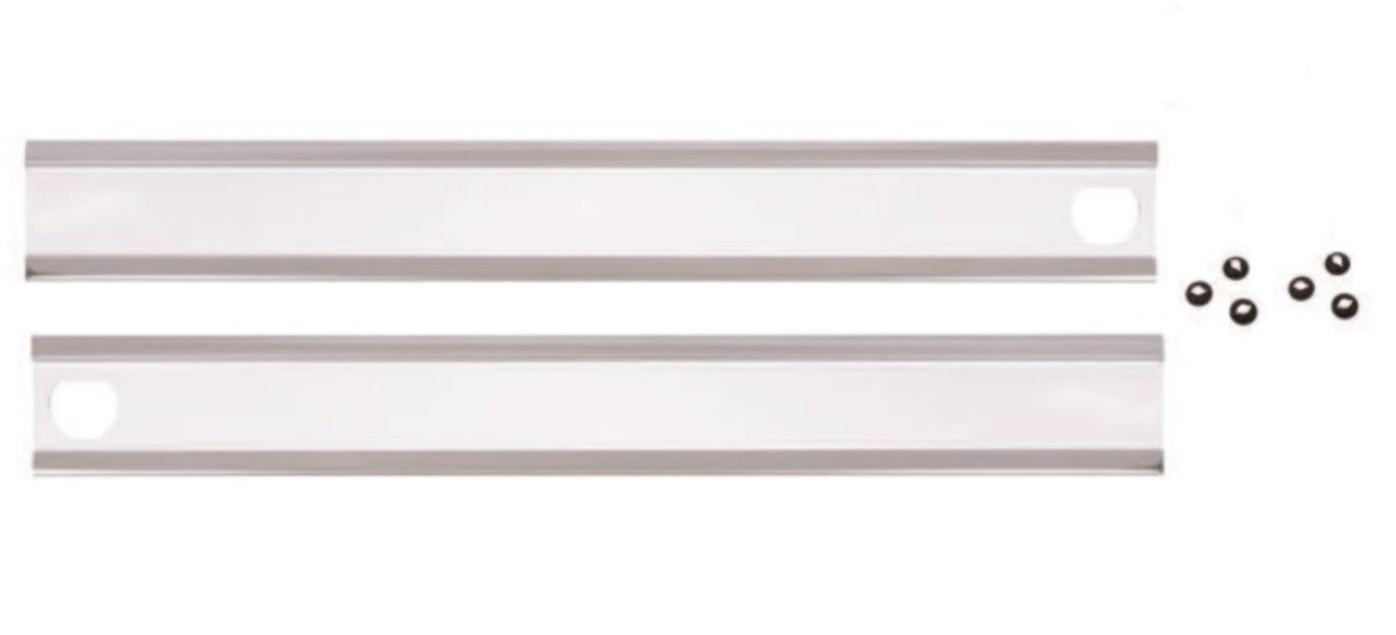 1985-88 Chevrolet Truck Center Grill Moldings -with dual headlights / paint to match- (Replaces GM# 15616657 & GM# 15616658) Pair.