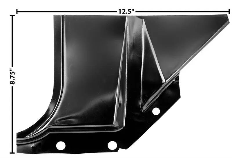 1960-66 C/10 Foot Well Panel, L/H . Each.