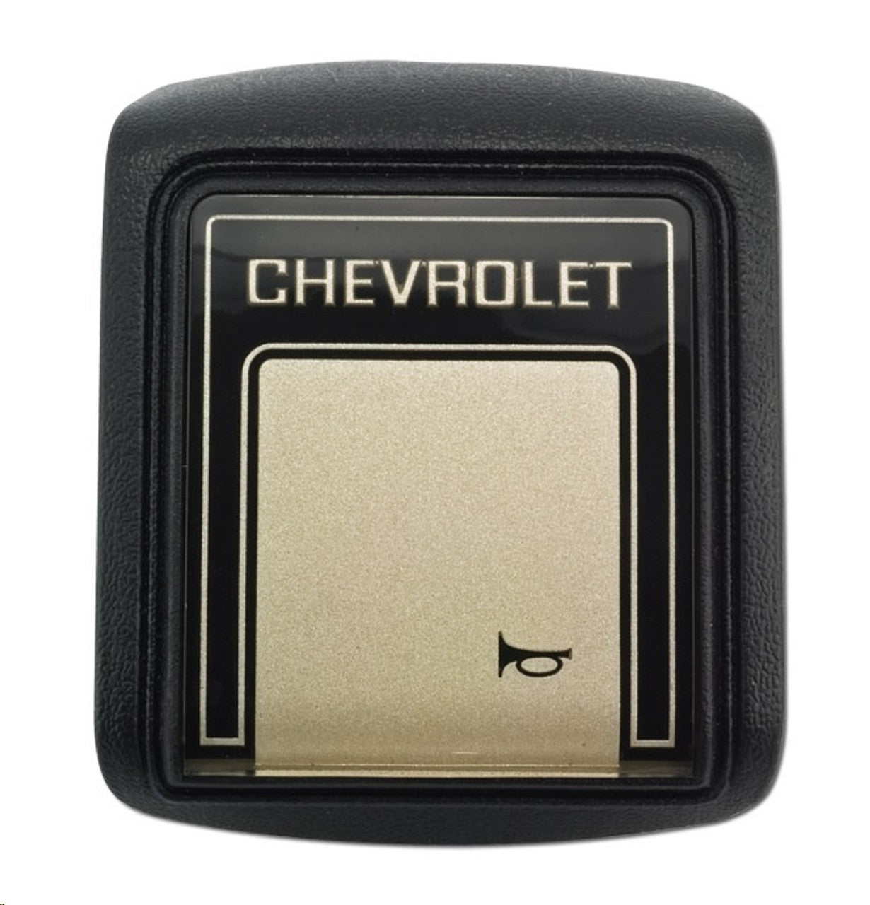 1978-87 Chevrolet Truck Horn Cap, Black -Deluxe / Small Cap- GM Restoration Part (Replaces GM# 17987491) Each.