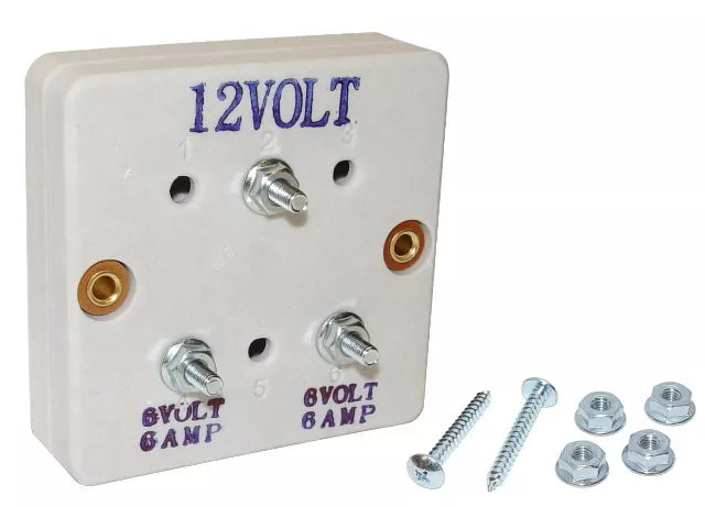 Universal Voltage Drop 12-Volt to 6-Volt / 6-Amp (2 Accessory Terminals). Each.