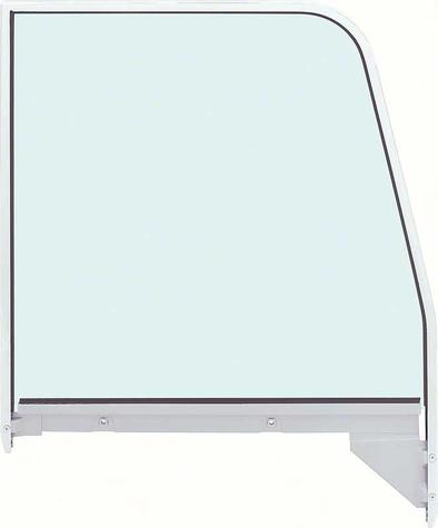 1955-59 C/10; Tinted Door Glass and Chrome Frame; w/Channel Setting; RH