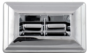 1982-87 Chevrolet / GMC Truck, 1988-91 Chevrolet / GMC RV Models, 1982-88 Chevelle / El Camino Power Window Switch & Mounting Retainer, 2-Button -plastic / square corner style- (Replaces GM# 20061549) Each.
