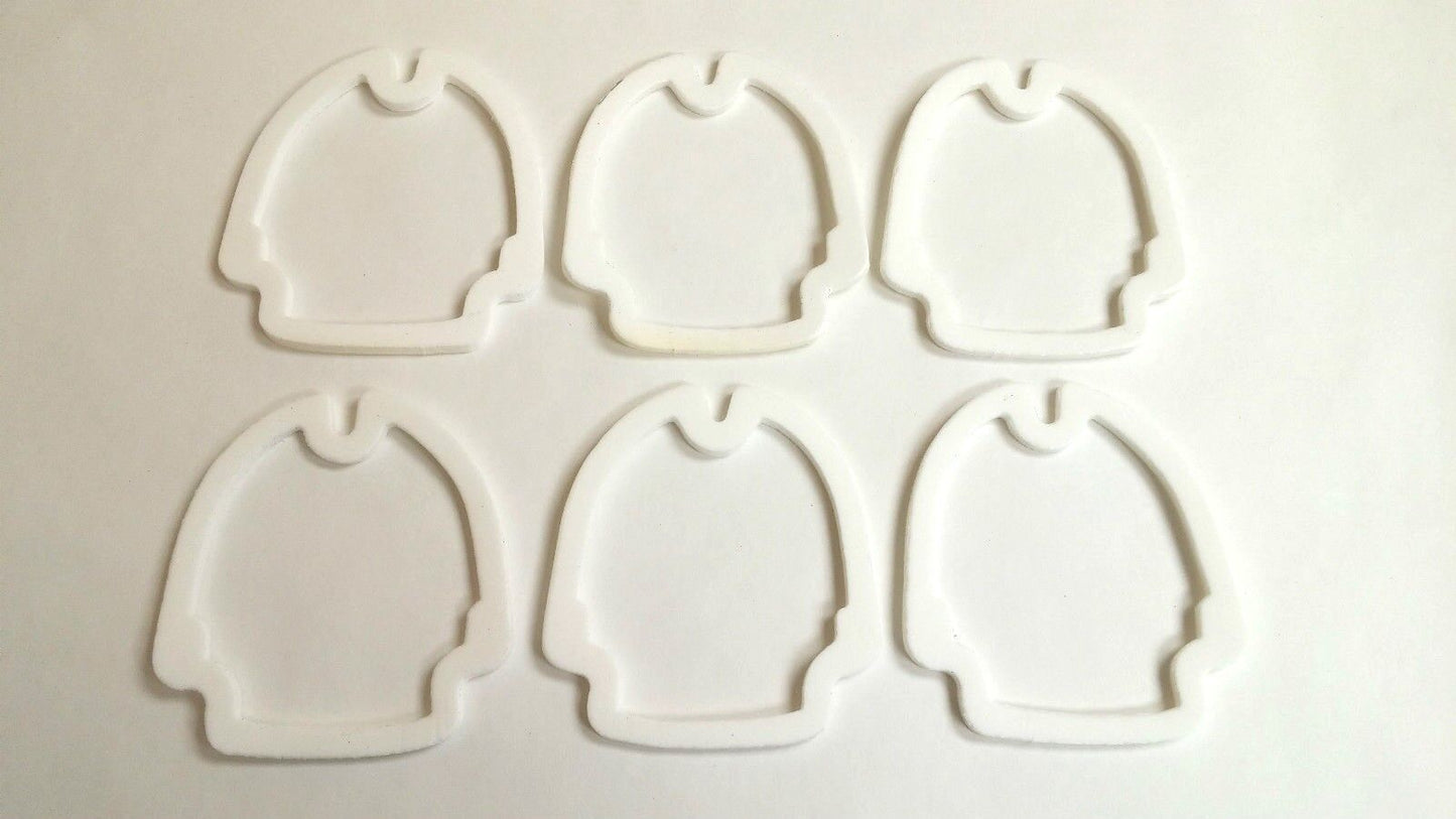 1968 68 Chevy Impala Tail Light Lens Gasket Set of 6