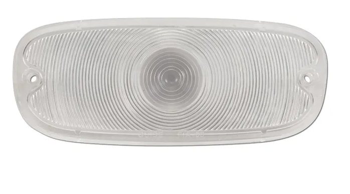1958-59 Chevrolet Truck Park Light Lens, Clear -Fits LH or RH- GM Restoration Part (Replaces GM# 5952786) Each.