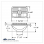 5" X 7" Rectangular Halogen Headlight; Crystal Glass Lens