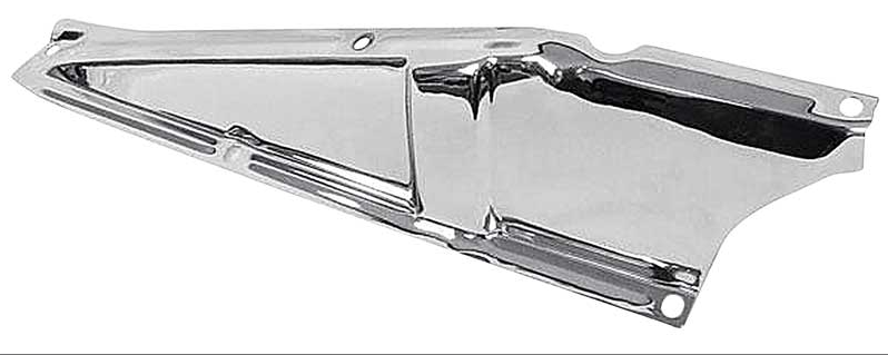 1960-1966 Chevy Truck upper Radiator support bracket Tie Bar Baffle Chrome RH