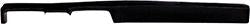 1969 Camaro; Dash Pad; Urethane Reproduction; Without AC; Black
