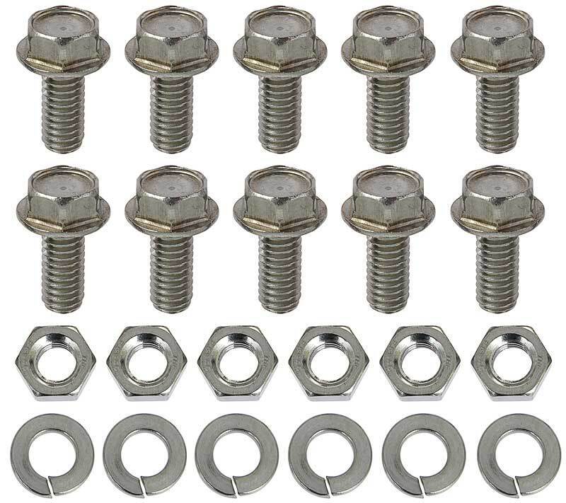 1954-87 Chevrolet GMC Truck Front Bed Panel Hardware; with Wood Floor kit