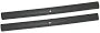 1958-66 Chevy / GMC Truck Tailgate Chain Covers, Fleetside - Black, Pair