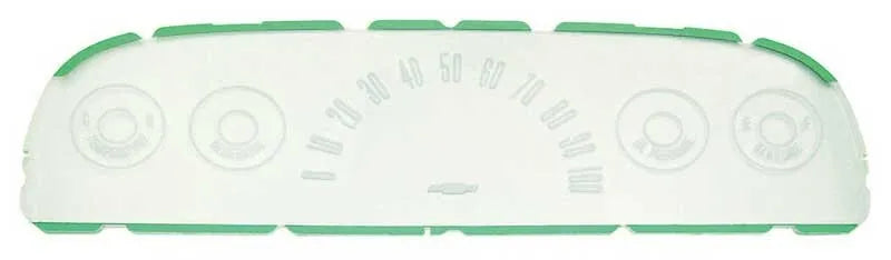 1960-63 Chevy Truck Instrument Gauge Cluster Lens with Warning Lights
