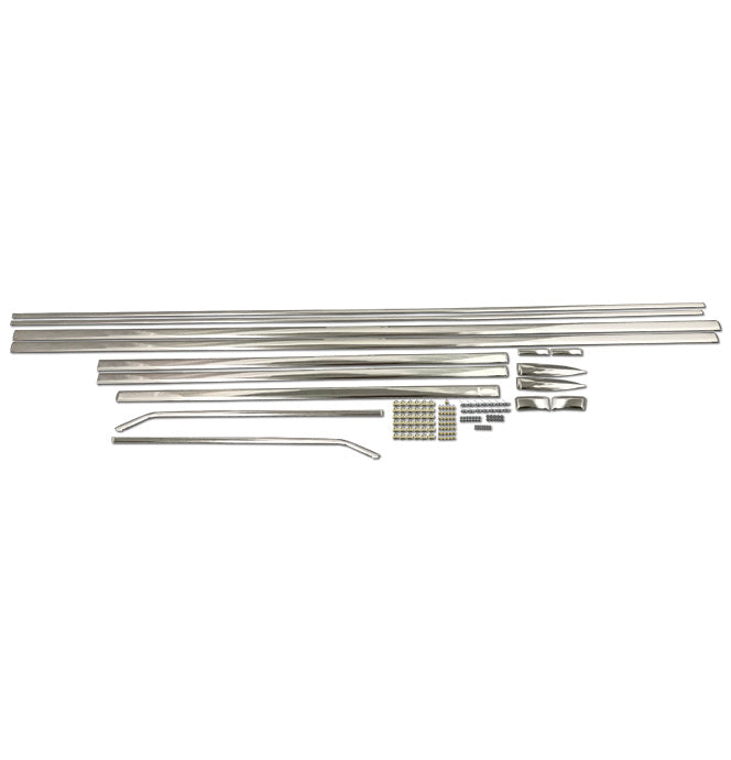 1962-66 C/10 Molding Kit, Longbed, Fleetside (16 Piece)