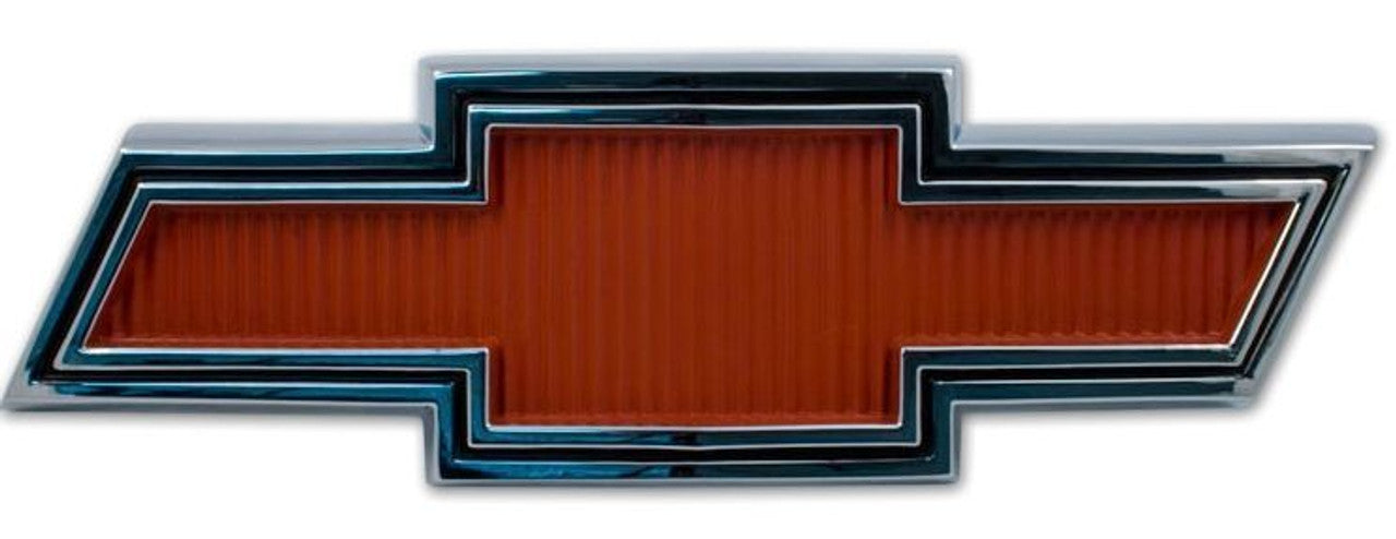 1967-68 C/10 Grille Emblem (Chrome w/ red details, w/ fasteners) ea.