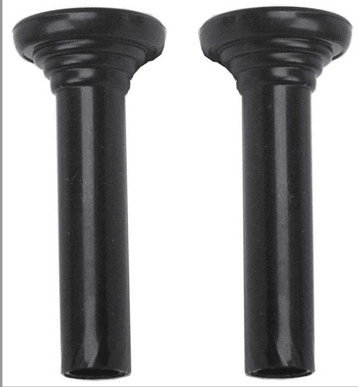 1967 Camaro / Firebird and Chevy Truck Interior Door Lock Knobs, Pair Black