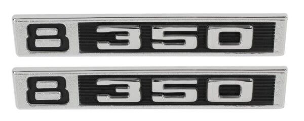 1969-72 Chvrolet Truck "8-350" Fender Side Emblems