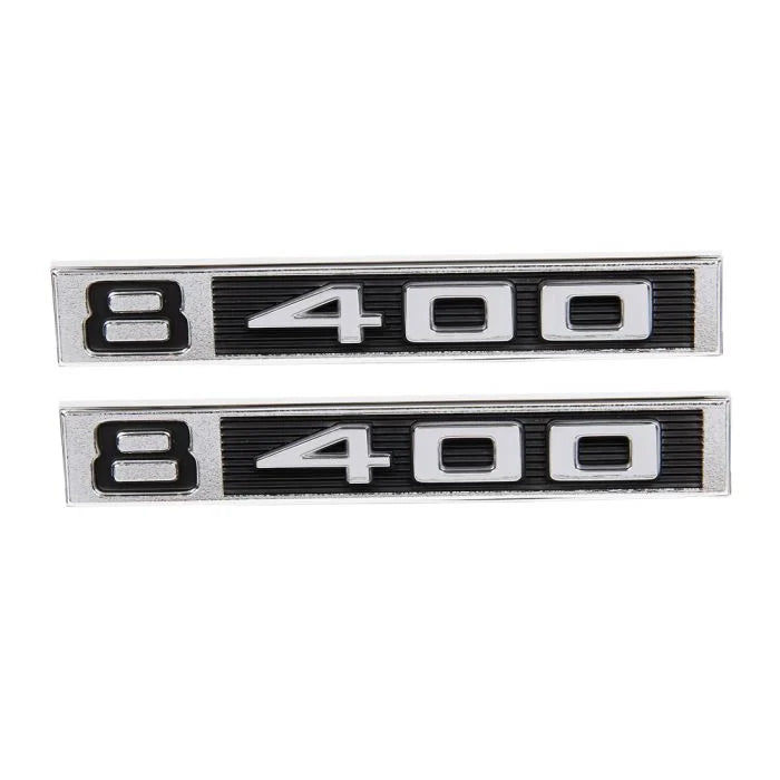 1969-72 Chvrolet Truck "8-400" Fender Side Emblems