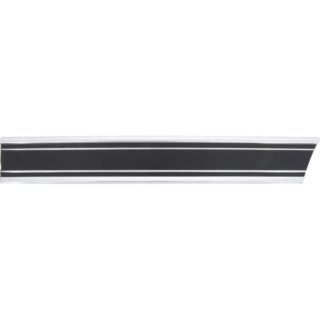 1969-72 Chevrolet / GMC Truck Lower Bed Molding, Front, (Shortbed) L/H, Black. Each.