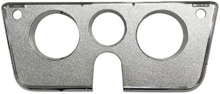 1969-72 Chevrolet / GMC Truck Instrument Dash Bezel, All Chrome -for use with trucks without lower gauges- Each.