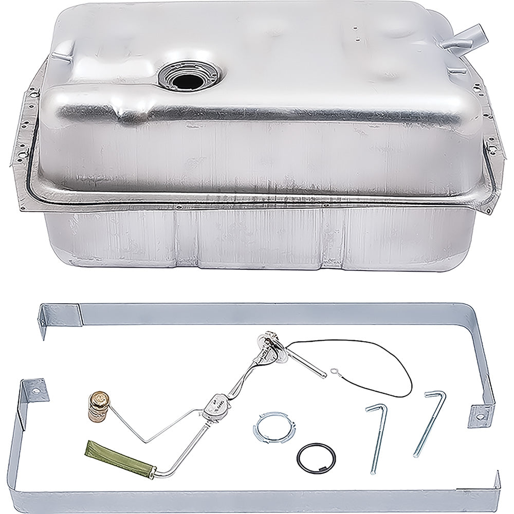 1967-72 Chevrolet / GMC Suburban & Panel Truck, 1969-72 Chevrolet Blazer / GMC Jimmy (replacement) 1967-72 Chevrolet / GMC Truck (underbed relocation) Side Fill / Frame Rail Mount / Short Fuel Neck Fuel Tank Kit (20 Gallons) Kit Includes; Fuel Tan