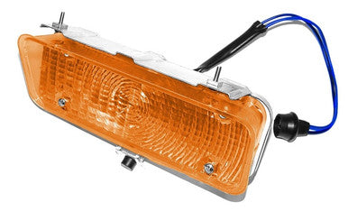 1971-72 C/10 Park Light Assembly, R/H -Amber Lens Each.