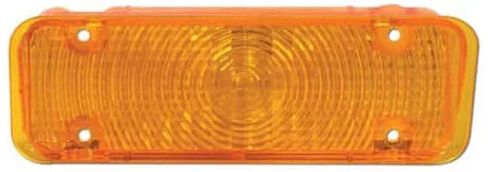 1971-72 C/10 Park Light Lens, Amber -Fits RH- Each.