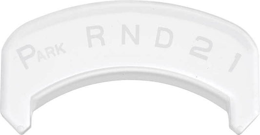 1971-1972 C/10; Gear Shift Indicator Lens; with 3/Speed Trans;