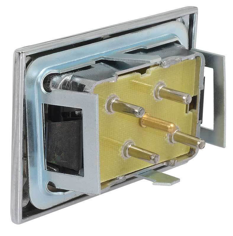 1973-1981 Chevy Truck Power Window Switch, 2 Button Square Corner Style