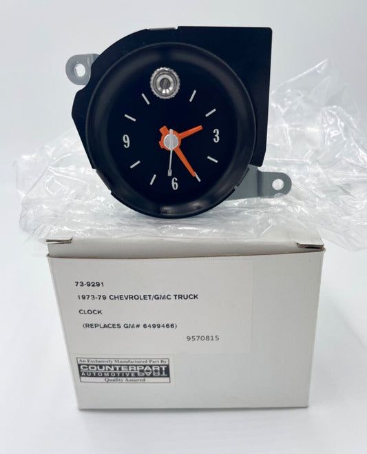 1973-1979 C/10 In Dash Clock Assembly