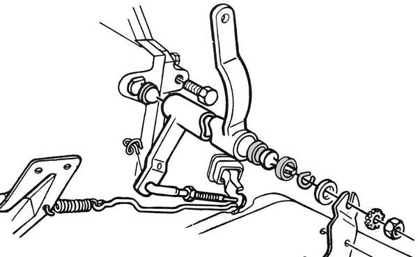 1958-88 Chevrolet, Buick, Oldsmobile Pontiac; Clutch Bell Crank (Z-Bar) Pivot Stud Nylon Seat & Retainer Set; 4 Piece