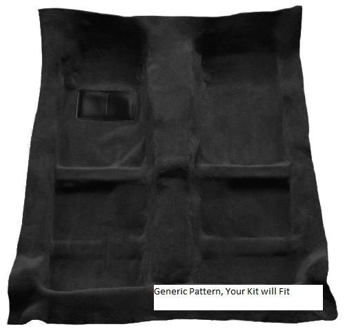 1981-1986 Chevy C10 Reg Cab 2WD Auto/3spd black carpet