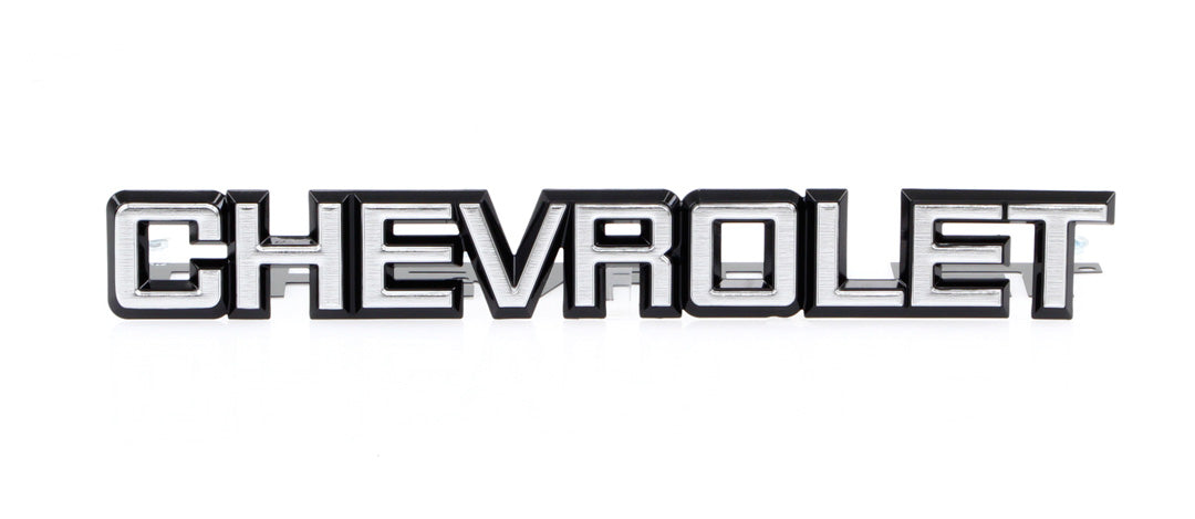 1981-87 C/10, "C H E V R O L E T" Tailgate Applique Emblem, Each.