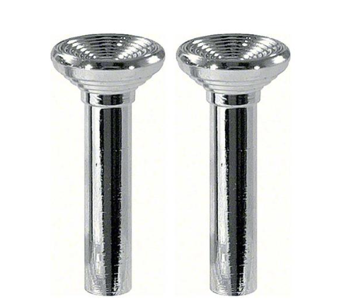 1961-72 GM LOCK KNOB PAIR (CHROME)