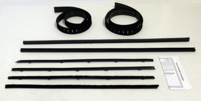 1967-1972 C/10 window Felt kit 8pc (BLACK) (WFK 1111 67 A)