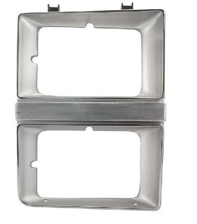 1981-82 C/10 Dual Rectangular Headlight Bezel, R/H