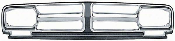 1971-72 GMC Truck Grill, Chrome with Black Painted Details. Each.