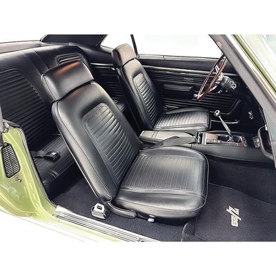 1969 Camaro Seat Cover Black standard (Madrid Grain)