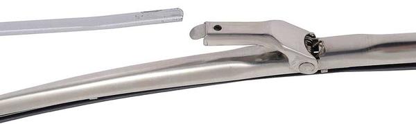 GM, Ford, Chrysler; ANCO Windshield Wiper Blades; 15"; Polished Stainless Steel; Pair
