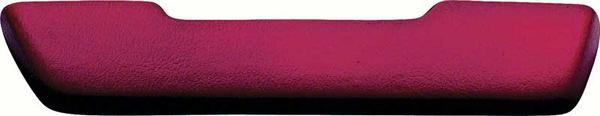 1968-69 Camaro; Front Arm Rest Pad; Urethane Reproduction; 12" Length; LH; Red