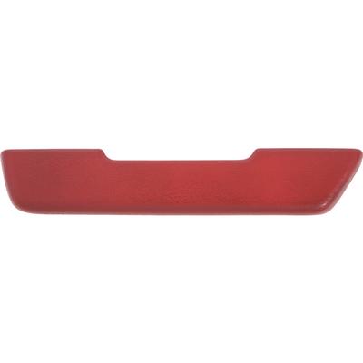 1968-69 Camaro; Front Arm Rest Pad; Urethane Reproduction; 12" Length; LH; Red