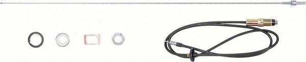 1968-69 AM/FM Non-Telescoping Fixed Mast Radio Front Fender Antenna Kit