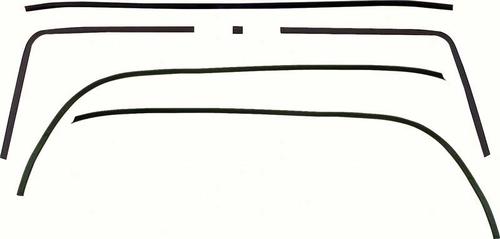 1969 Camaro Coupe Standard Interior; Headliner Molding Kit; 6-Piece Set
